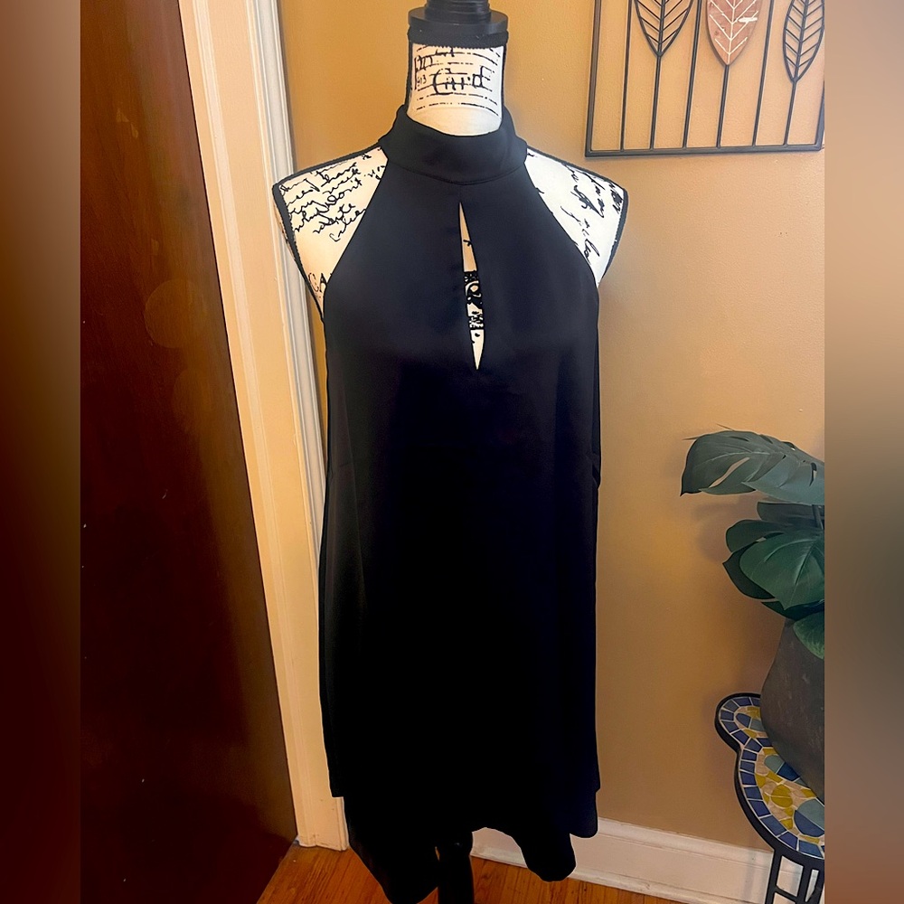 Banana Republic Black Slit dress